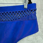 Shein Blue Swimsuit Swimwear Bikini Bottom Size 4XL