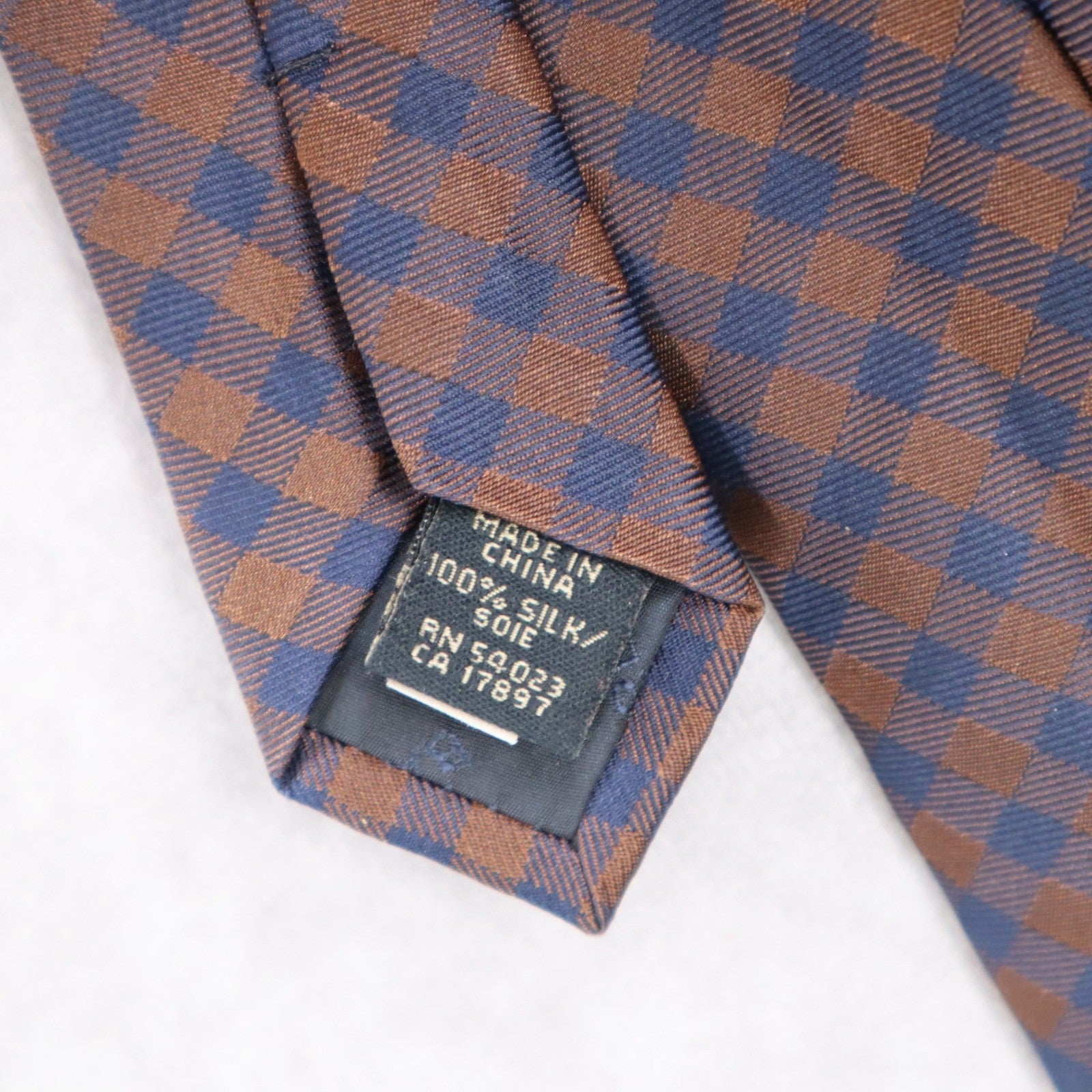 Banana Republic Brown Silk Plaid Executive Formal Business Men's Neck Tie