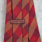 Jos. A. Bank Corporate Red Gold Plaid Tartan 100% Silk Men's Neck Tie Executive