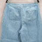 Talbots Blue Denim Straight Classic Tapered Leg Cotton Jeans Pants 12