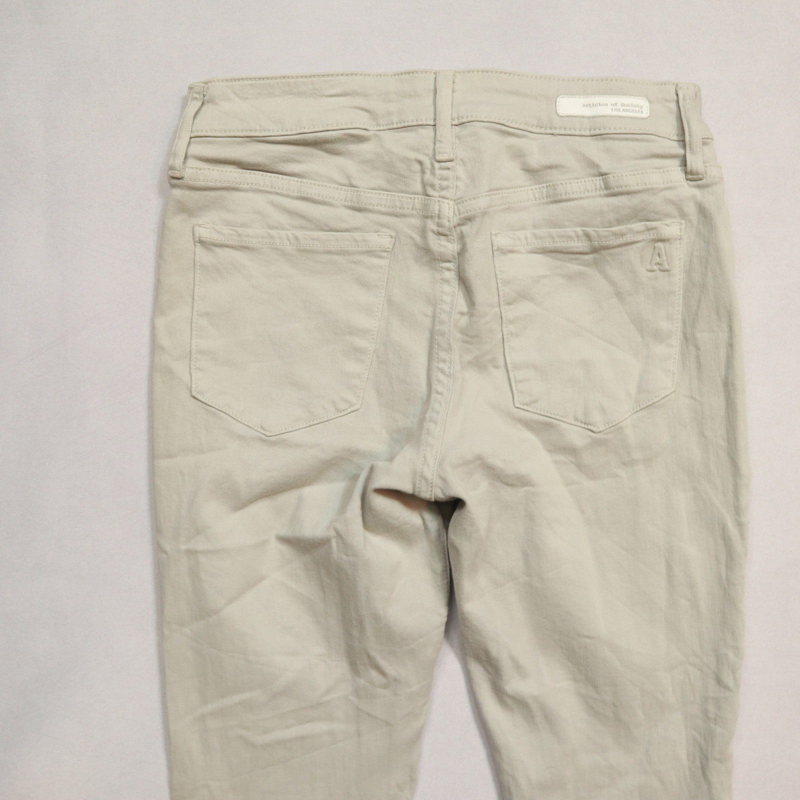 Articles of Society Gray Skinny Soft Stretch Y2K Indie Streetwear Skater Pant 25