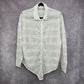One Grey Day Revolve Long Sleeve Top Blouse Button Up Cardigan Collar Size XS