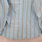 Artisti Italiani Blue Stripe Mens Button Down Long Sleeve Cotton Dress Shirt XL