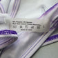 Purple Tie Dye Pull On Swim Boho Hippie Sports Bra Bralette Bikini Top L Large
