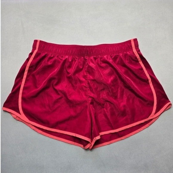 Members Mark Pink Pull On Athletic Sports Active Running Shorts L Large