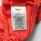 Mossimo Orange Eyelet Swim Sports Bra Beach Bralette Bikini Top L Large