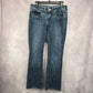 Riders by Lee Mid Rise Boot Cut Blue Jeans Size 8