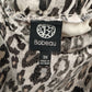 Bobeau Gray Animal Print Maxi Wrap High Low Romantic Chic Flare Skirt Plus 3X