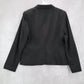 Calvin Klein Black Fish Mouth Formal Preppy Cocktail Coat Jacket Blazer 10