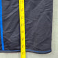 Zentoni Black Peak Lapel Blue Collar Flap Pocket Regency Trench Coat Jacket M