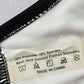 Black Padded Y2K Classic Pull On Swim Sports Bra Beach Bikini Top M Medium