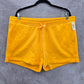 Amazon Essentials Yellow Flat Front Bermuda Active Bottoms Pants Shorts XL