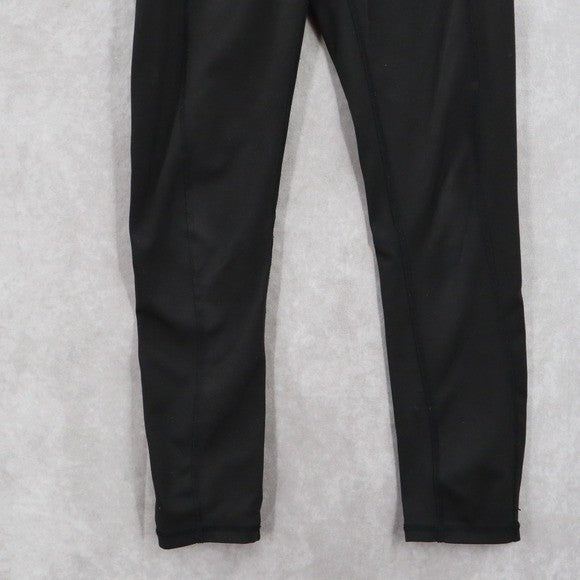 Reebok Black Leggings Sports Crop Ankle Athletic Sports Active Pants L Large
