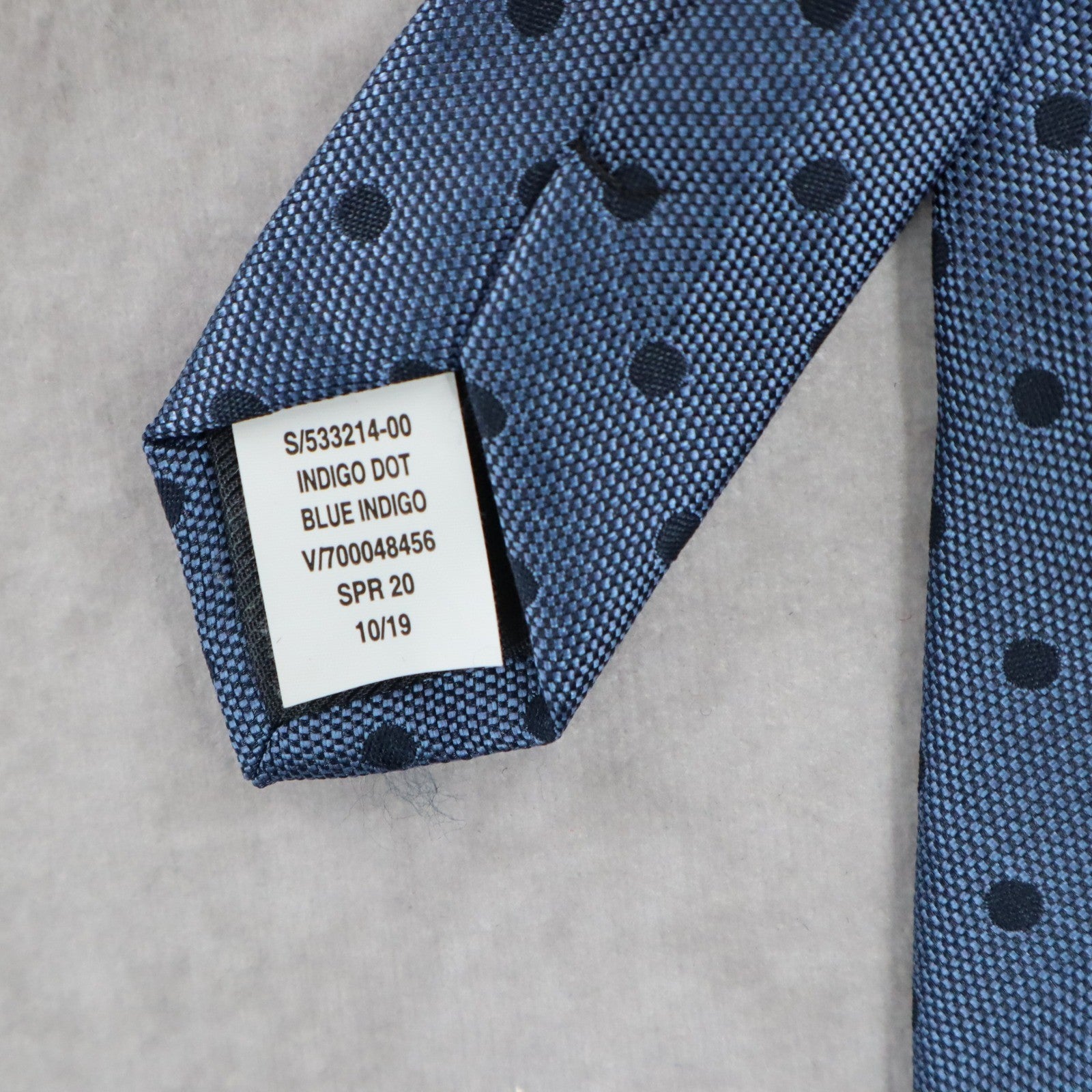 Banana Republic Blue Indigo Polka Dot Executive Business Classic Men's Neck Tie