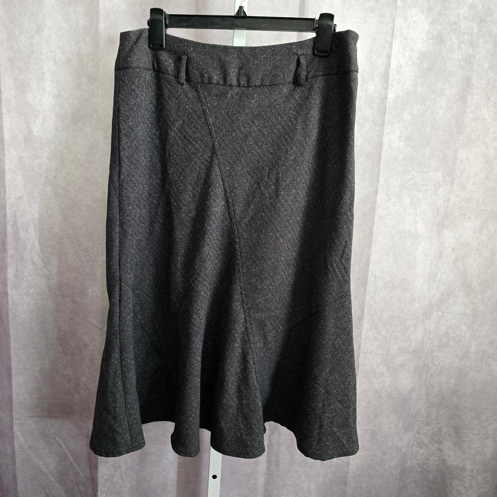 Sandro Gray Knee Length Skirt Size 10