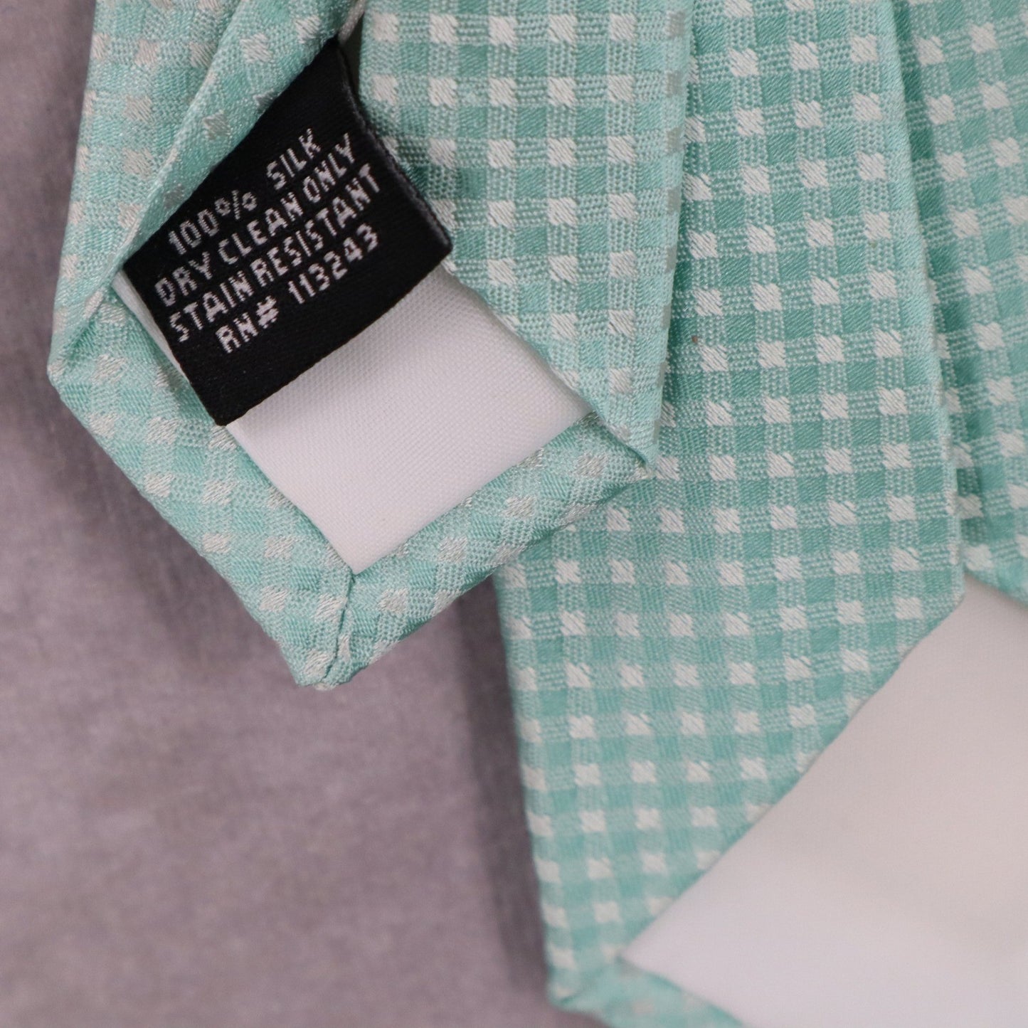The Tie Bar Green Plaid Executive Silk Formal Business Classic Men's Neck Tie