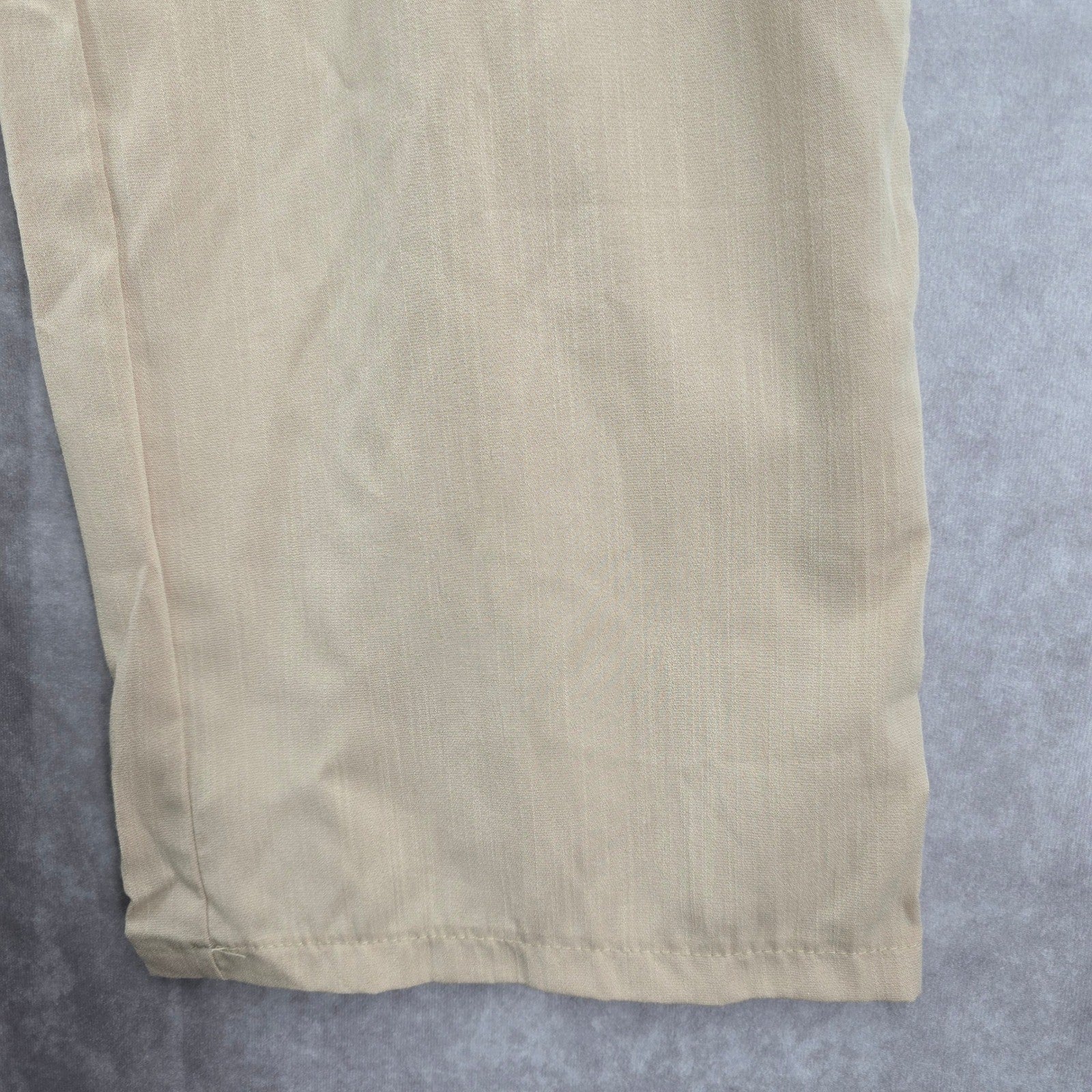 Cream Tan Smock High Rise Wide Leg Pocket Flowy Boho Dress Pants Plus 2XL