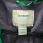 Old Navy Green Blue Stripe Zip Sleeveless Puffer Fleece Boys Vest XL 14/16