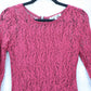 Fish Bowl Red Lace Skater Dress Fit Flare Cocktail Party Dress Elegant S Small