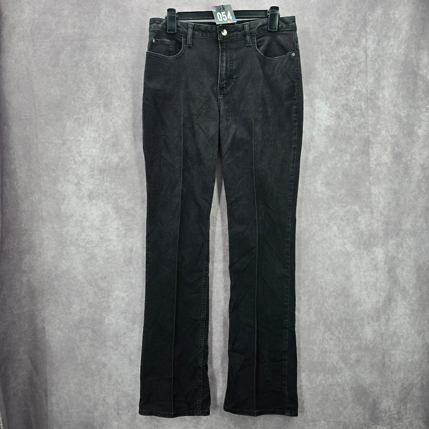 Lee Riders Midrise Bootcut Black Straight Denim Jeans 12M