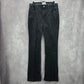 Lee Riders Midrise Bootcut Black Straight Denim Jeans 12M