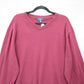George Maroon Long Sleeve Pullover Crewneck  Sweater Preppy XL Extra Large