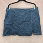 Wild Fable Blue Denim Zip Up Jeans Y2K Short Mini Skirt Zip Up Plus 18