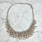 Silver Chain Link Layer Statement Boho Retro Fashion Jewelry Necklace