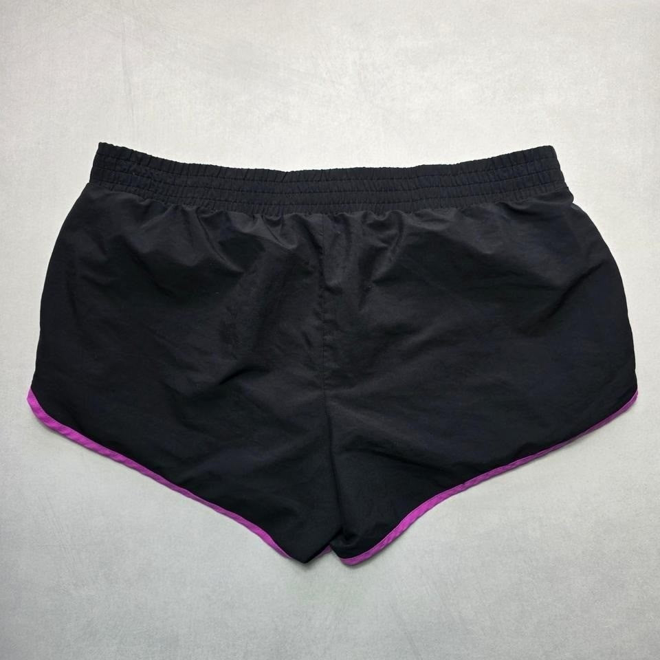 Old Navy Active Black Purple Shorts Pull On Athletic Running Shorts L Large