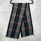 Blue Green Plaid Tartan Fringe Wrap Long Shawl Unisex Scarves Scarf