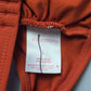 Xhilaration Orange Smock Swim Sports Bra Beach Bralette Bikini Top L Large