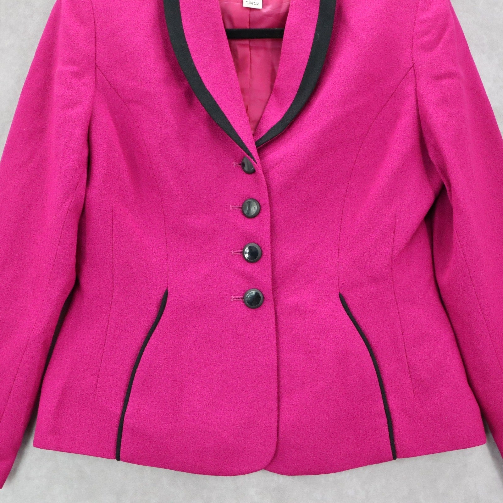 Saville Suit Petite Fuchsia 100% Wool Blazers Jackets Coats Business Formal 10P