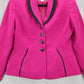 Saville Suit Petite Fuchsia 100% Wool Blazers Jackets Coats Business Formal 10P