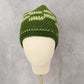 Green Cable Knit Y2K Vintage Hippy Cottage Boho Skater Bucket Beanie Cap Hat