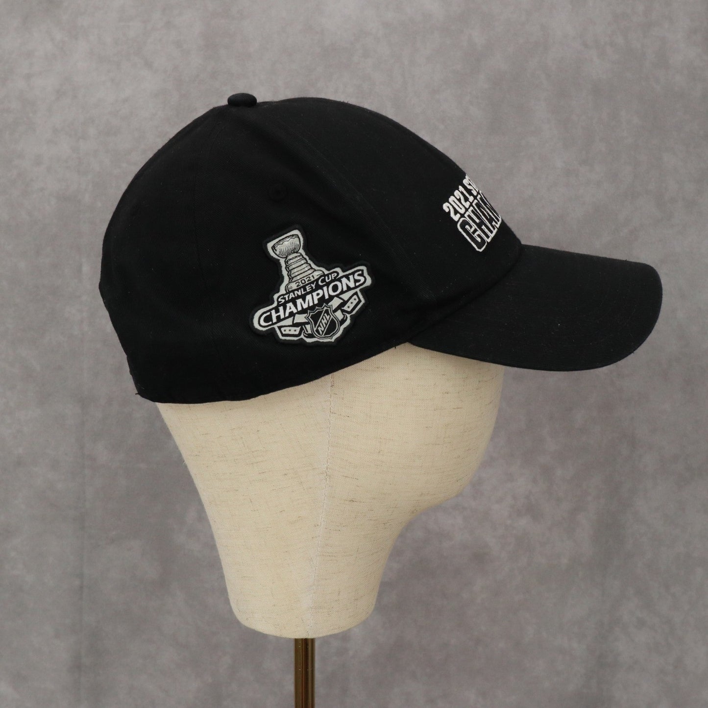 2021 Stanley Cup Champions NHL Cotton Black Snap Back Baseball Cap Hat