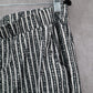 Gray Stripes Wide Leg Boho Preppy Straight Business Casual Trousers Pant Plus 1X