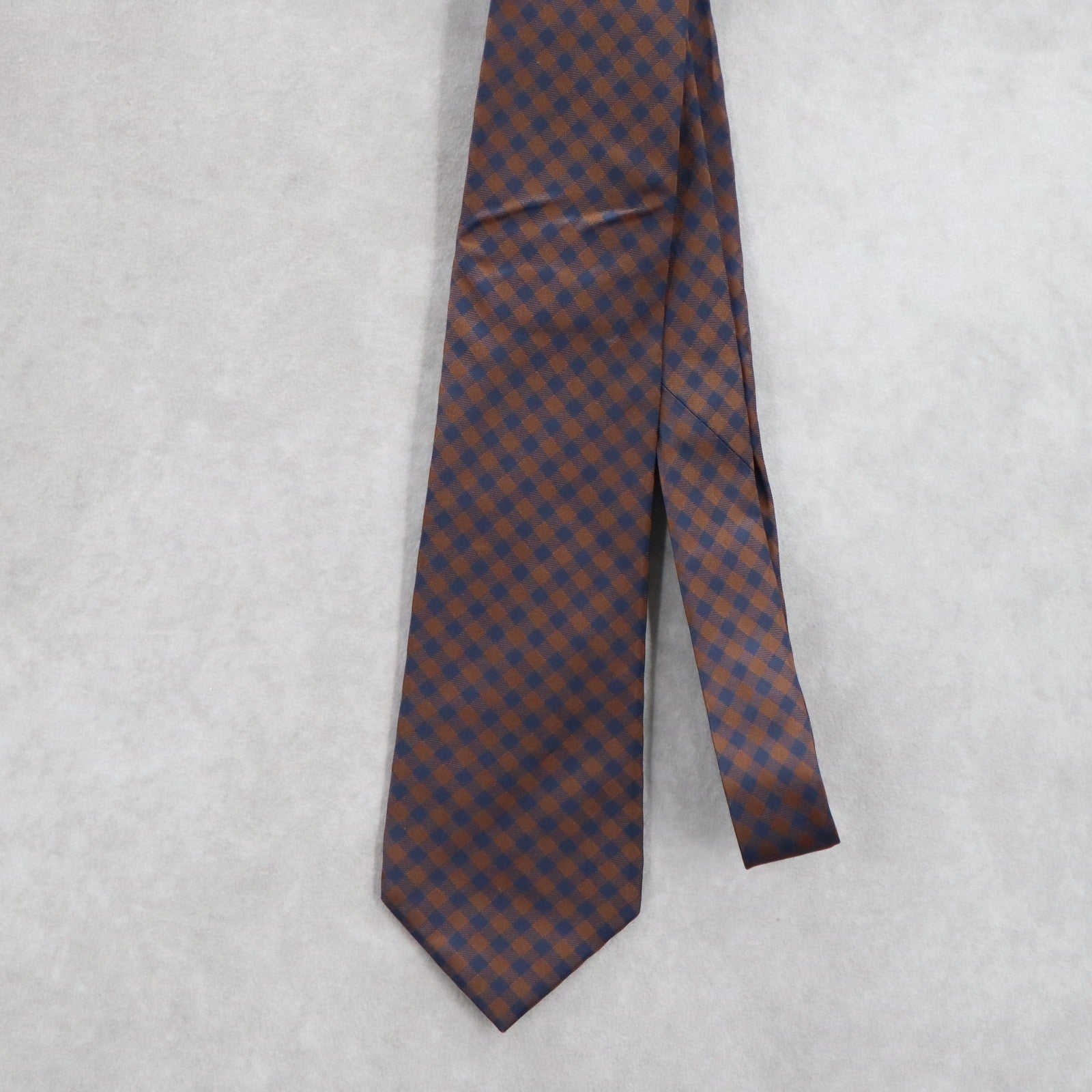Banana Republic Brown Silk Plaid Executive Formal Business Men's Neck Tie