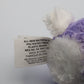 Lil Dreamers Purple Stuffed Animal Toy 8" Sparkle Eyes Plush Bunny Rabbit