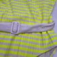 No Boundaries Yellow White Stripes Bathing Suit One Piece Swimsuits Large