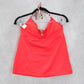 Mossimo Red Padded Halter Tie Bikini Tankini Tank Top Beach Swim S Small