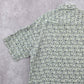 Campia Moda Beach Palm Tropical Surf Island Vintage Relax Hawaiian Shirt Large