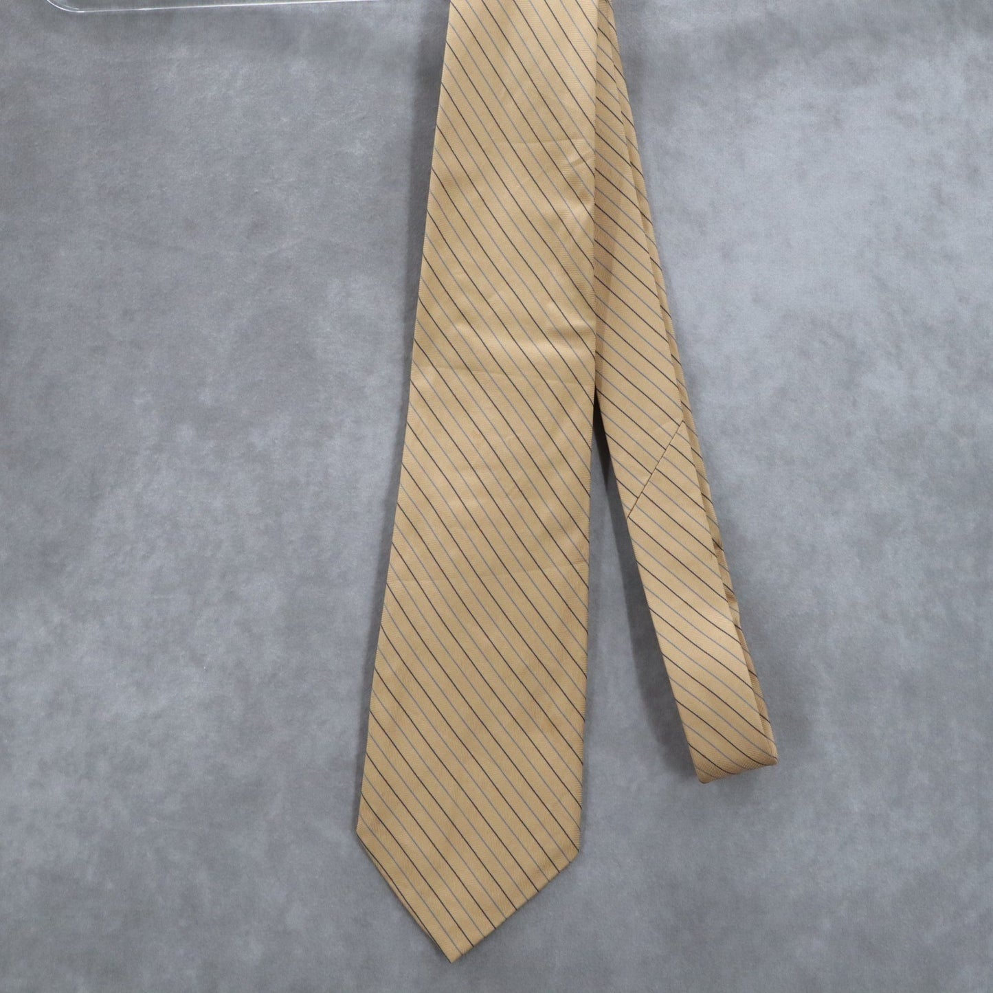 Claiborne Gold Stripes Executive Formal Business Silk Classic Men's Neck Tie