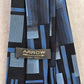 Arrow Blue Black Gray Plaid Stripe Geometric Executive 100% Silk Men's Neck Tie