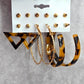 Brown Gold Hoop Stud Dangle Large Earrings Boho Retro Fashion Jewelry JB2-45