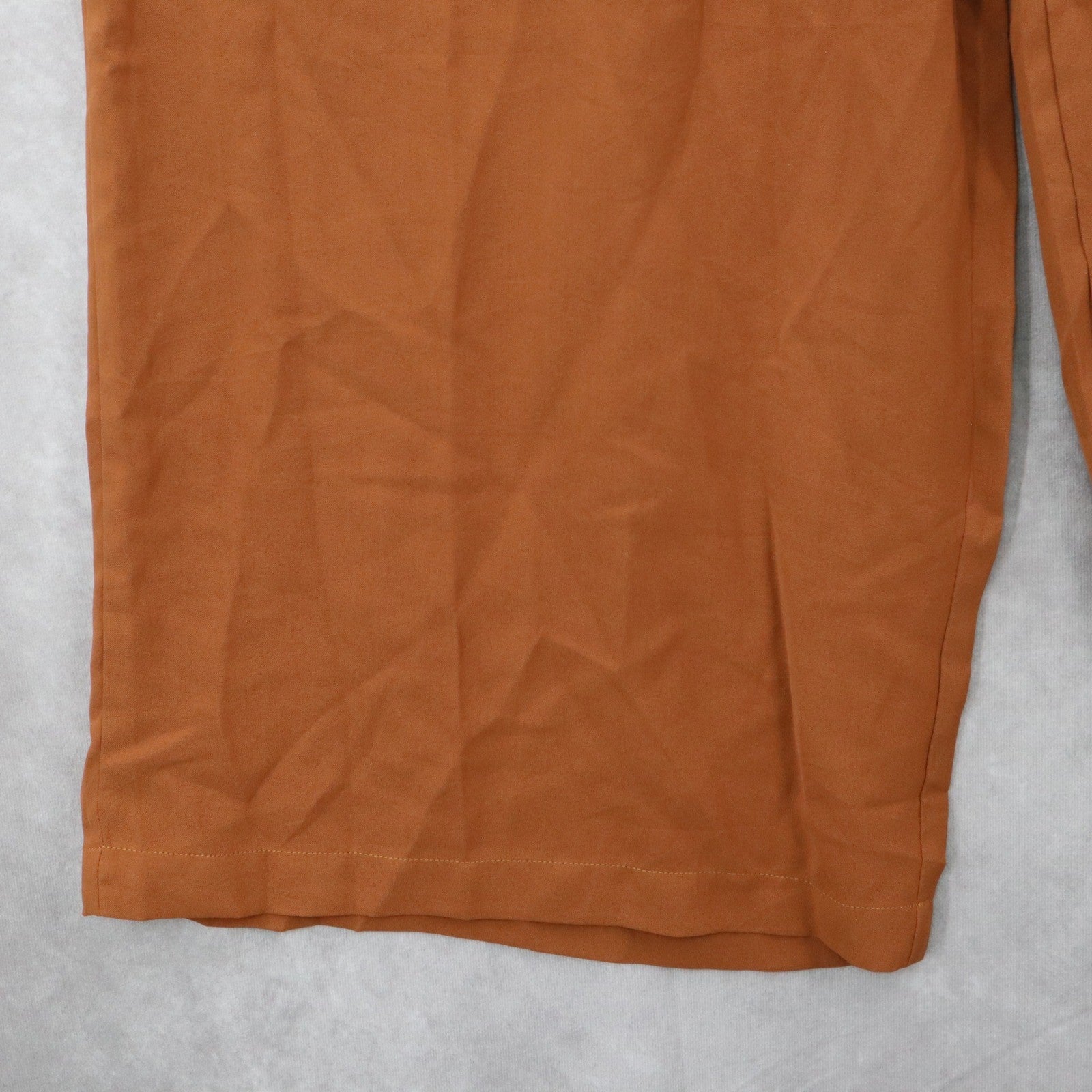 Yellow Ruffle Pull On Wide Leg Straight Belt Boho Comfy Trouser Pants Plus 3XL