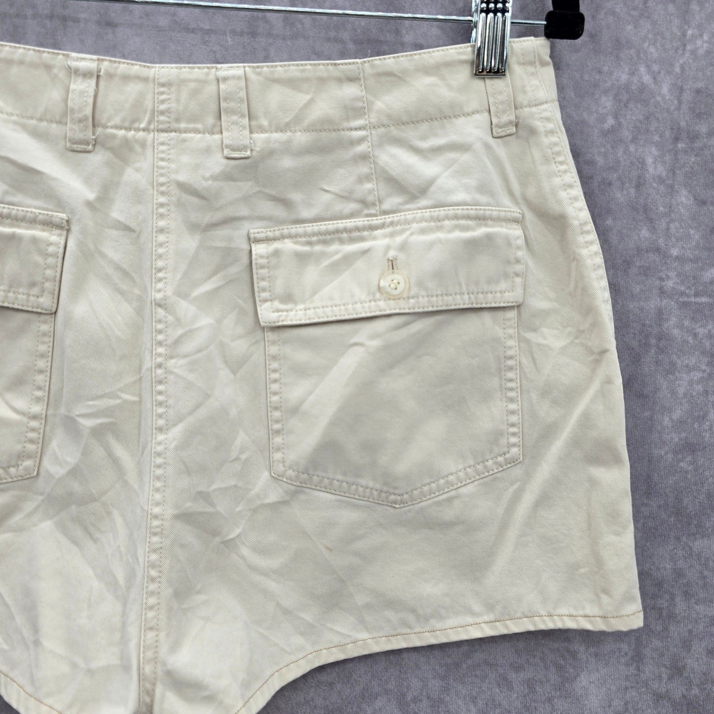 Jones New York Sport Khaki Flat Front Bermuda Bottoms Pants Shorts Plus 14