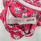 Shein Red Flower Bikini Top Small Swimwear Swimsuit Bathing Suit