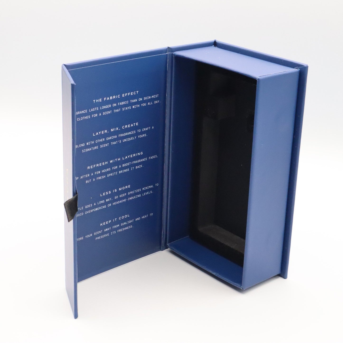 Oakcha Extrait De Parfum Blue 50 ML 1.7 FL OZ Empty Collectors Display Box