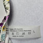 White Floral Ribbed Wired Tie Swim Sports Bra Beach Bralette Bikini Top L Large