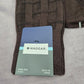 Haggar Brown Chocolate Weave Logo Print Mens Dress Socks Shoe Sise 6-12.5
